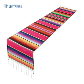 8x Mexico Bàn Chạy Bộ Khăn Trải Bàn Mexico Chăn Mexico Cho Tiệc Cưới Trang Trí Tiệc Chủ Đề Mexico Trang Trí Tiệc