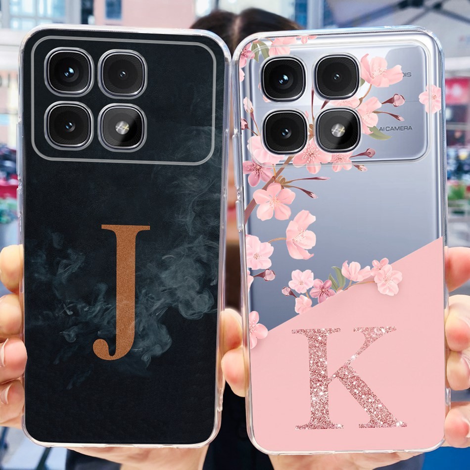 Ốp điện thoại TPU silicon mềm hình hoa dễ thương cho Xiaomi K70 Ultra / K70 Pro / K70 5G 2024 RedmiK