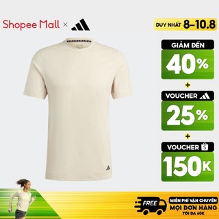 Adidas tập luyện áo thun tập luyện yoga nam be ib8959