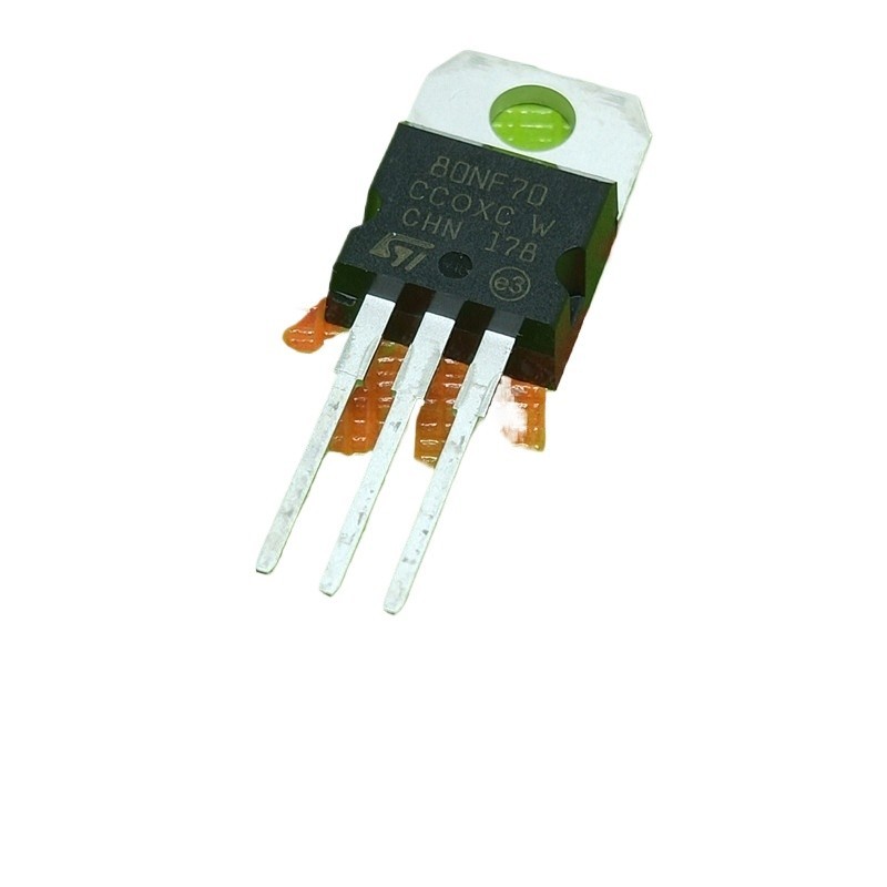 10 Cái / lốc STP80NF70 Nguyên Bản ST Nhập Khẩu Thương Hiệu Mới MOS Trường Hiệu Ứng Ống TO-220 Cắm Th