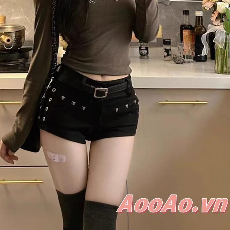 Quần Short Denim nóng bỏng dành cho nữ Quần ngắn Jean