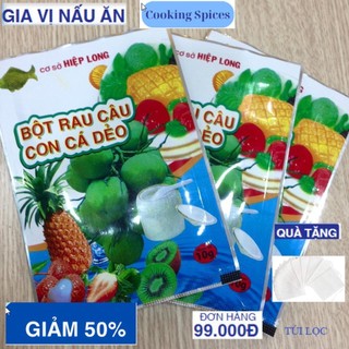 Gói Thạch rau câu con cá dẻo 10gr