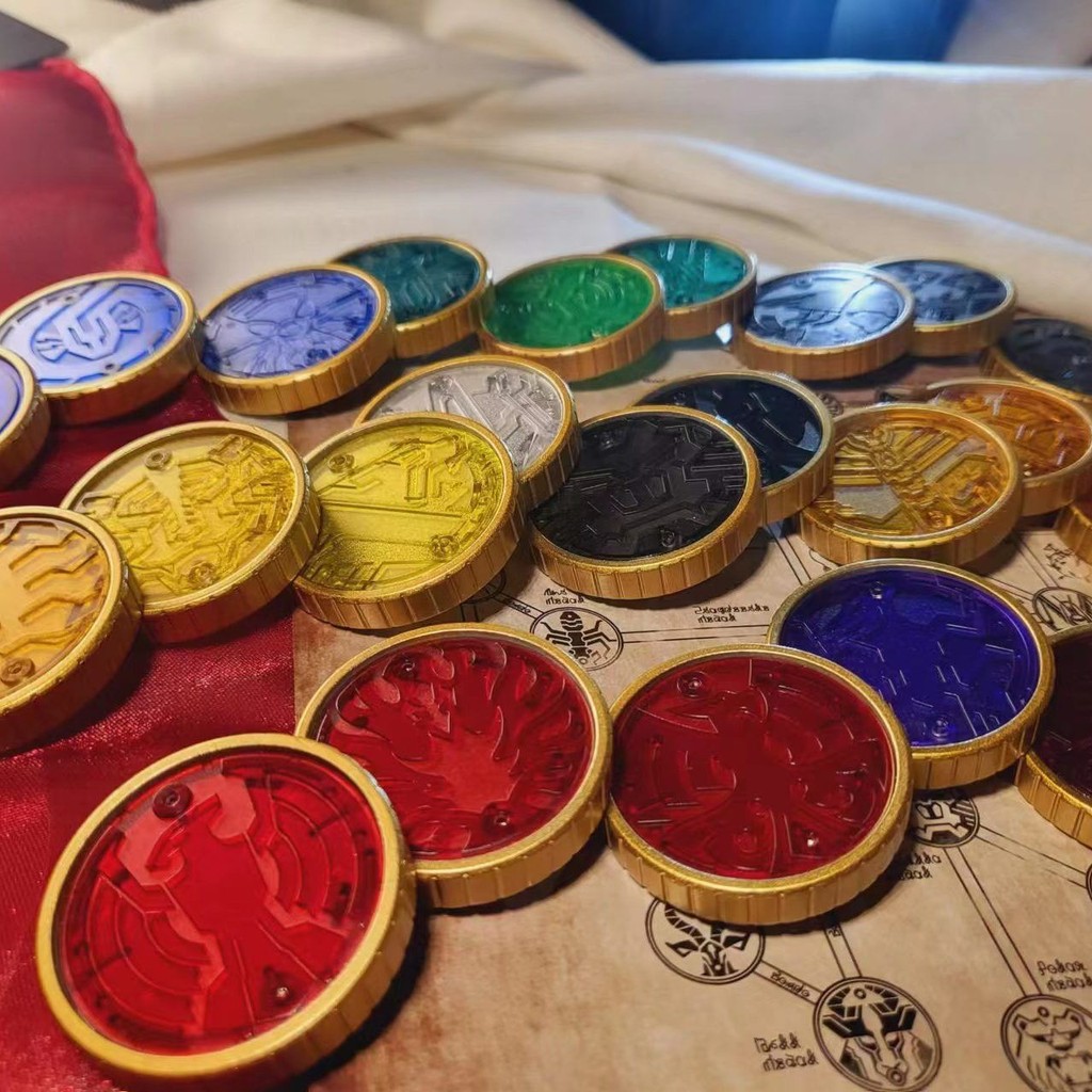 Kamen Rider OOO Combo Taka Tora Batta Coins Core Medal (KHÔNG có kích thước Chip CSM) Combo Ankh TaT