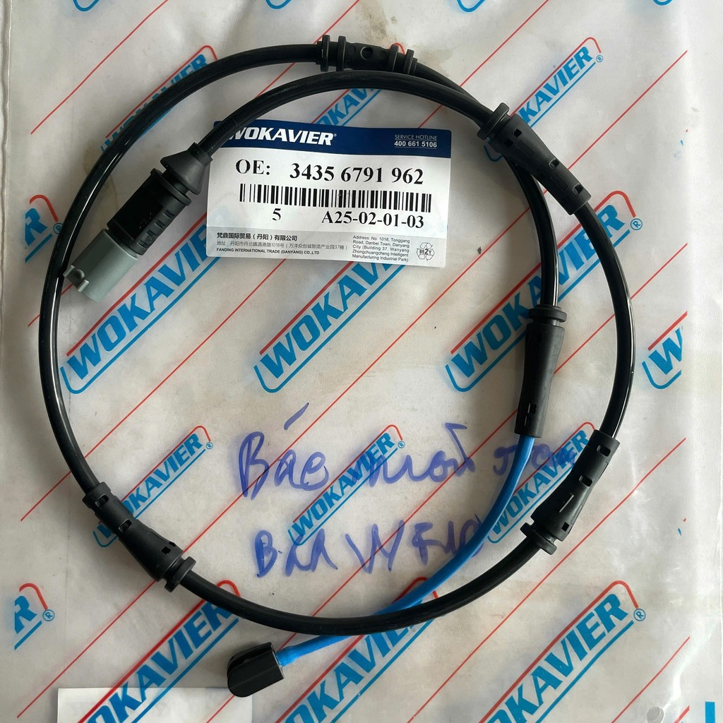 Dây Cảm biến Báo Mòn Má Phanh trước sau BMW F10 520i 34356791962 34356791958 34356775850