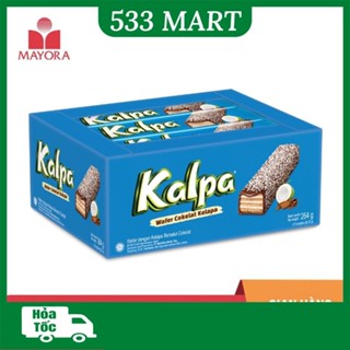 Bánh Kem Xốp Socola Phủ Dừa Kalpa Thái Lan 264g (12 thanh x 22g)