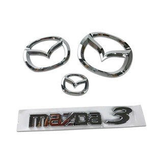 Nhựa Phía Trước Xe Quốc Huy Thân Xe Huy Hiệu Vô Lăng Miếng Dán Cho Xe Mazda 3 Mazda3 Thân Huy Hiệu Thay Thế Miếng Dán Trang Trí Ngoại Thất