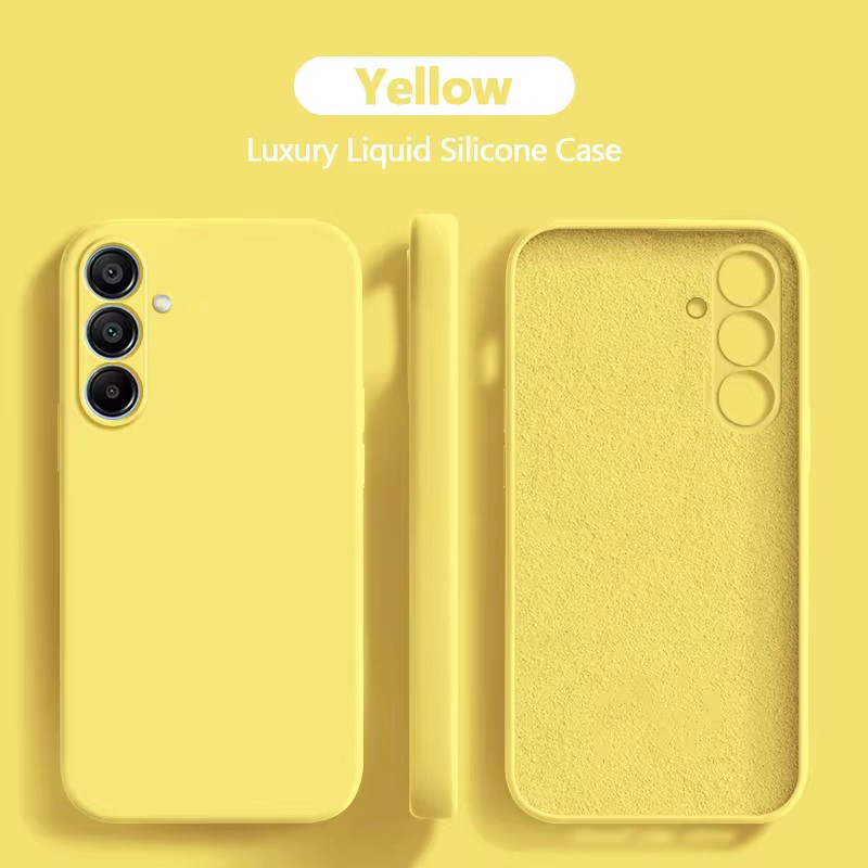 Dành Cho Samsung A16 Ốp Lưng Sang Trọng Nguyên Bản Silicon Lỏng Ốp Lưng Điện Thoại Samsung Galaxy A1