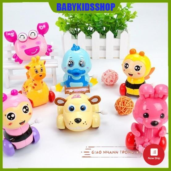 Đồ chơi thú lên dây cót cho bé ngộ nghĩnh đáng yêu, không cần dùng pin