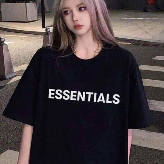 Áo thun form rộng 3158 mẫu ESSENTIALS áo thun unisex nam nữ