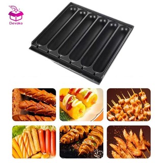 dolity Máy làm ngô chống dính Pan 6 khoang cho nhà bếp ăn sáng ngoài trời