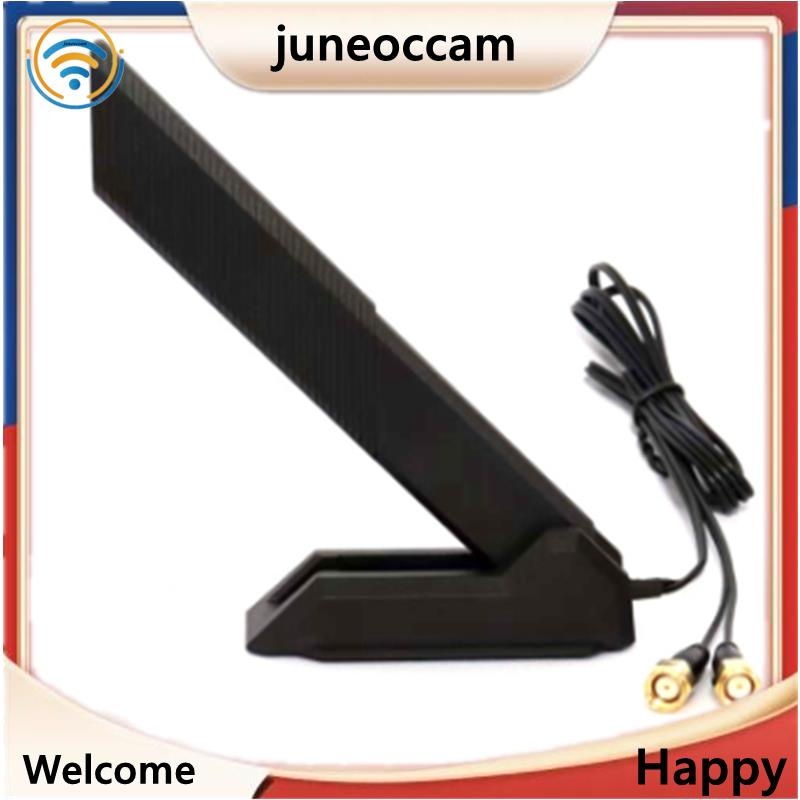 [juneoccam] Ăng Ten WiFi 6E 1 Mảnh 2T2R 2.4G / 5G / 6G Nhựa Đen Cho Asus ROG B660 H670 M13H Z690 Bo 