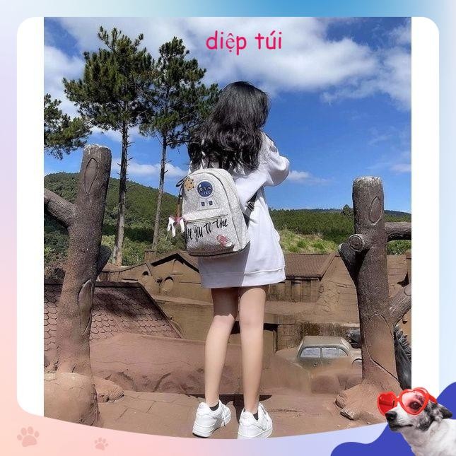 balo thời trang Edmond QSN in hình vũ trụ ngộ nghĩnh size 40 hàng loại 1 phù hợp đi học du lịch