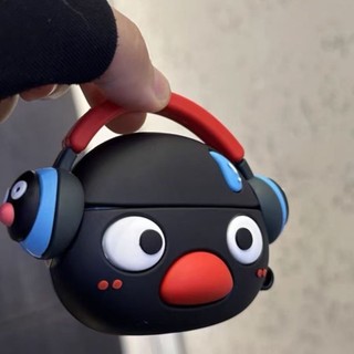 Hộp đựng tai nghe silicon lỏng hình chim cánh cụt âm nhạc dễ thương Tai nghe không dây Bluetooth Vỏ mềm Tương thích với tai nghe Airpods 1 / 2 / 3 / pro