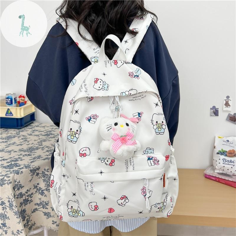 GRG Ba Lô Hoạt Hình Dễ Thương Dung Tích Lớn Học Sinh Schoolbag Thời Trang Tinh Tế Cá Tính Hợp Thời Trang Túi Nữ Tính Quà Tặng VN