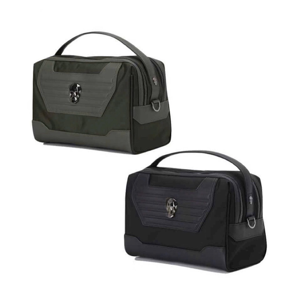 Túi Cầm Tay Golf AMAZINGCRE Hàn Quốc Chính Hãng | AMAZINGCRE Fine Liner Pounch | Túi Clutch 2 Ngăn C