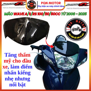 Mão Ốp Đầu Wave A/S/RS 100/110 (2006–2025), RSX 2008, Future Neo – Nhựa ABS Xi Titan Độ Kiểng