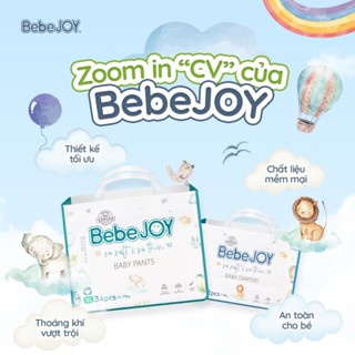 Tã Bỉm BebeJoy Hàn Quốc dán/ Quần NB50 S42 M40 M38 L36 XL34 XXL32 Chính hãng thấm hút cực nhanh, chống tràn,siêu mềm mịn