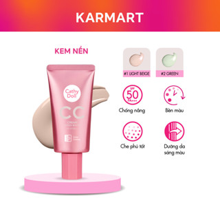 Kem Nền Cathy Doll CC Speed White Cc Cream Spf50 Pa+++ Hỗ Trợ Che Phủ Cao, Giúp Da Đều Màu 50ml