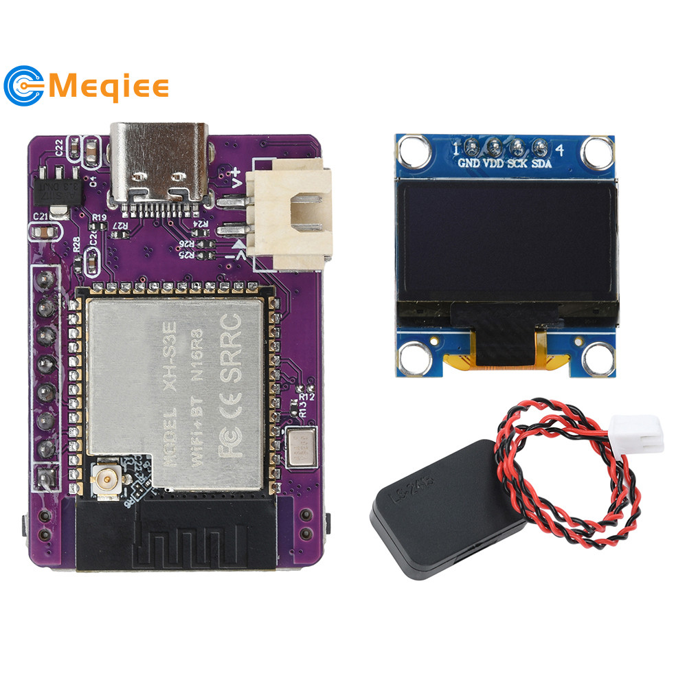 MINI ESP32-S3-N16R8 Ban Phát Triển Mô Đun Robot Đối Thoại Bằng Giọng Nói Xiaozhi Ai Với Màn Hình OLED 0,96Inch Loại C