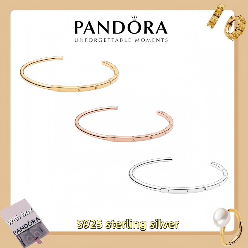 Bracelet bạc S925 Pandora, có hộp - Phong cách thời trang dành cho nữ