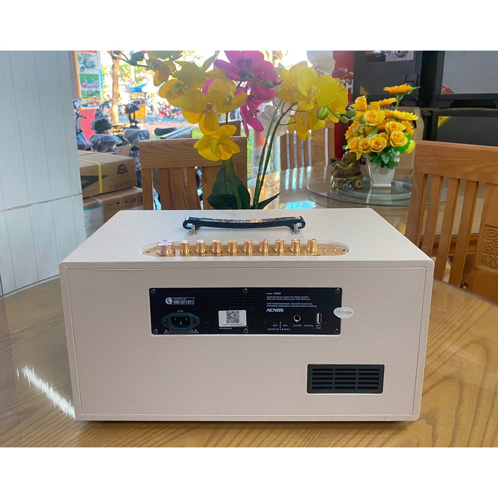 [HCM] Loa Di Động ACNOS CS447 màu xám và cam - Hàng chính hãng -  Hoàng Phúc audio