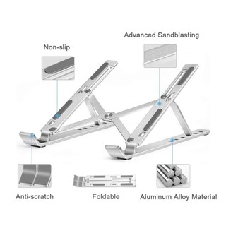 Giá đỡ Laptop, Macbook, Ipad, Có Thể Chỉnh Cao Thấp, Giúp Tản Nhiệt, Chống Mỏi Cổ - QH Smart