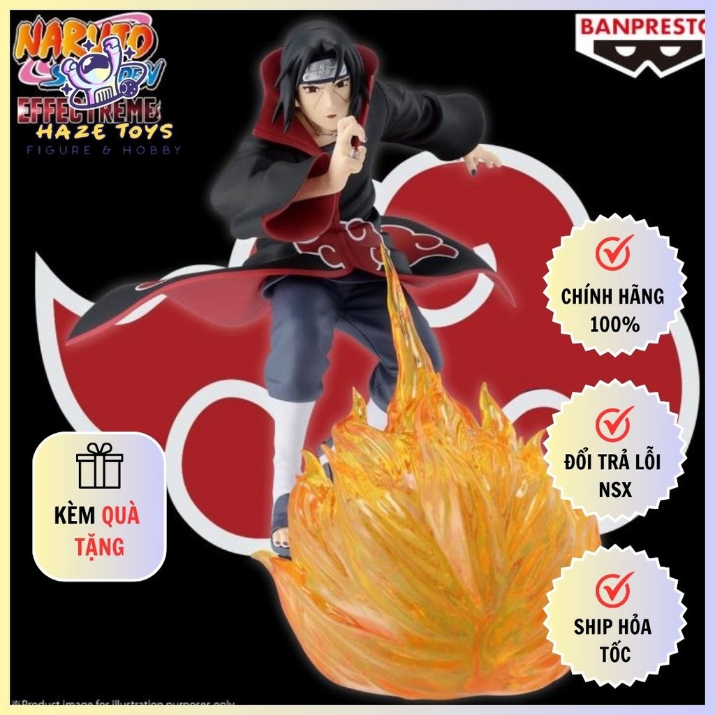 Mô Hình Naruto Shippuden - Effectreme - Itachi Uchiha II Figure Chính Hãng (Banpresto)