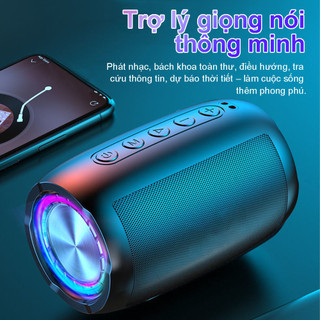  Loa Bluetooth Mini Công Suất Đèn Led RGB Hỗ Trợ Kết Nối Thẻ Nhớ Tiện Lợi Âm Bass Mạnh 