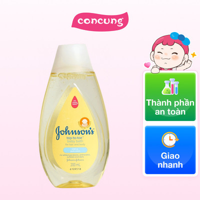 Sữa tắm gội toàn thân Johnson Baby cho bé 200ml (Bao bì mới)