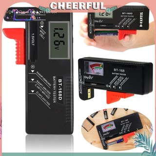 Bt-168 / bt-168d pin checker volt đo cho aa aaa c d 9v 1.5v nút cell