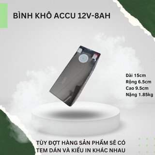 Bình Khô Accu 12V - 8AH