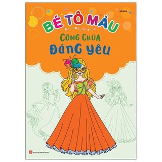 Sách bé tô màu - công chúa đáng yêu