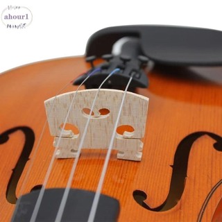 Cầu violin ahour1, gỗ phong 4 / 4-3 / 4-1 / 2-1 / 4-1 / 8 size fiddle maple wood bridge, cầu ổn định dây đàn violin thủ công chuyên nghiệp cầu phần dụng cụ nhạc cụ