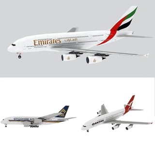 Nhựa Airbus A380 Giấy Máy Bay Mô Hình Đồ Chơi Máy Bay Uae Đồ Chơi Singapore Úc Xếp Hình Trẻ Em A5u7