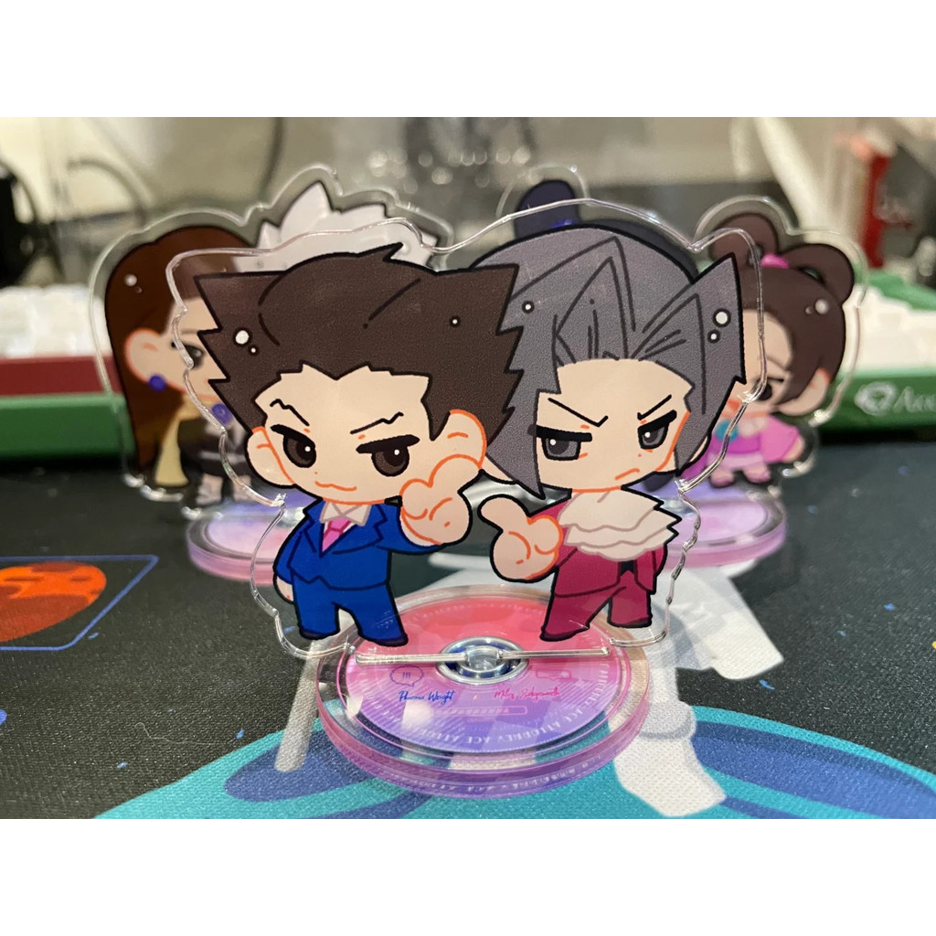 Miles Edgeworth Đồ Chơi Nhân Vật Acrylic Đứng Anime Mô Hình Hành Động Hình Trang Trí Trẻ Em Bộ Sưu T