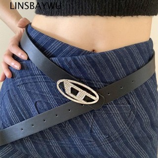 Thắt lưng khóa chữ twinkle, thắt lưng da pu chữ y2k d, khóa kim loại punk da pu dây thắt lưng nữ