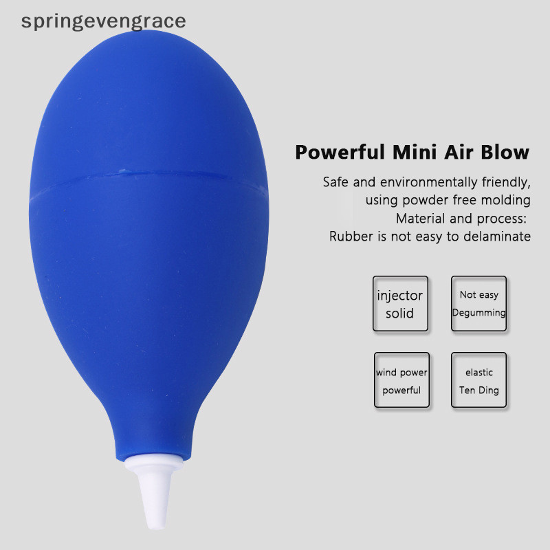 Springevengrace 1 Cái Máy Hút Bụi Cao Su Máy Thổi Khí Dụng Cụ Vệ Sinh Cho Ống Kính Máy Ảnh Bàn Phím Máy Tính Máy Trợ Thính Và Phụ Kiện Thính Giác Springevengrace