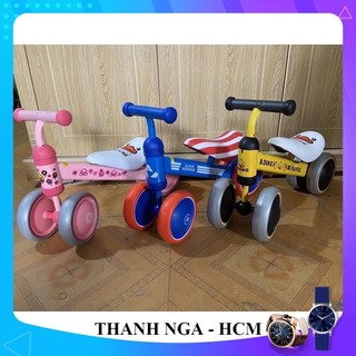 Xe chòi chân 🌟SALE🌟 B.Duck yên da cho bé từ 1 đến 3 tuổi - Xe thăng bằng khung thép, bánh cao su an toàn cho trẻ