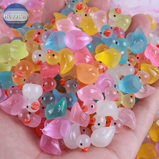 Hoeaden 50 Chiếc Vịt Nhựa Thu Nhỏ Các Bức Tượng Nhỏ Dễ Thương Dạ Quang Vịt Vườn Cảnh Quan Cây Thủ Công Trang Trí VN