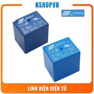 Relay  5VDC - 12VDC 4 chân SRU -  5 chân SRD