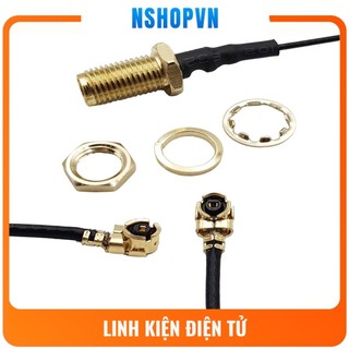 Cáp chuyển đổi ipex u.fl sang sma cái dài 15cm