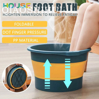 Chậu Ngâm Chân Tròn Gấp Gọn Không Nắp MẪU MỚI , Bồn Ngâm Chân Thiết Kế Nhiều Hạt Giúp Giảm Tê Buốt - trọng lượng nhẹ giảm đau dung tích lớn