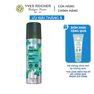 Dầu gội khô cho tóc bết dầu Yves Rocher Refresh Purifying Dry Shampoo Aerosol 150ml
