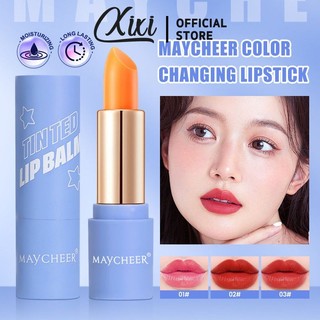 Maycheer Lipstick Magic Color Change Lip Tint Chống Thấm Nước Dưỡng Ẩm Cao Sắc Tố Môi Trang Điểm