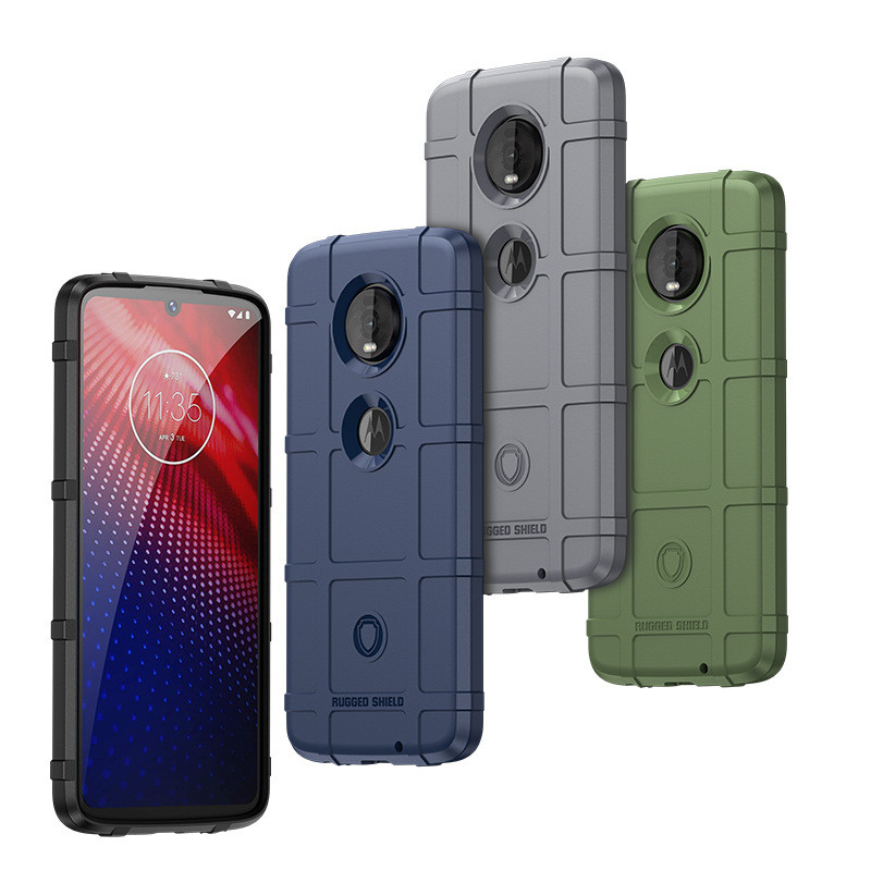 Ốp điện thoại di động Moto Z4 / Force áp dụng Moto Z4Play Vỏ bảo vệ chống rơi quân sự Vỏ mềm silicon