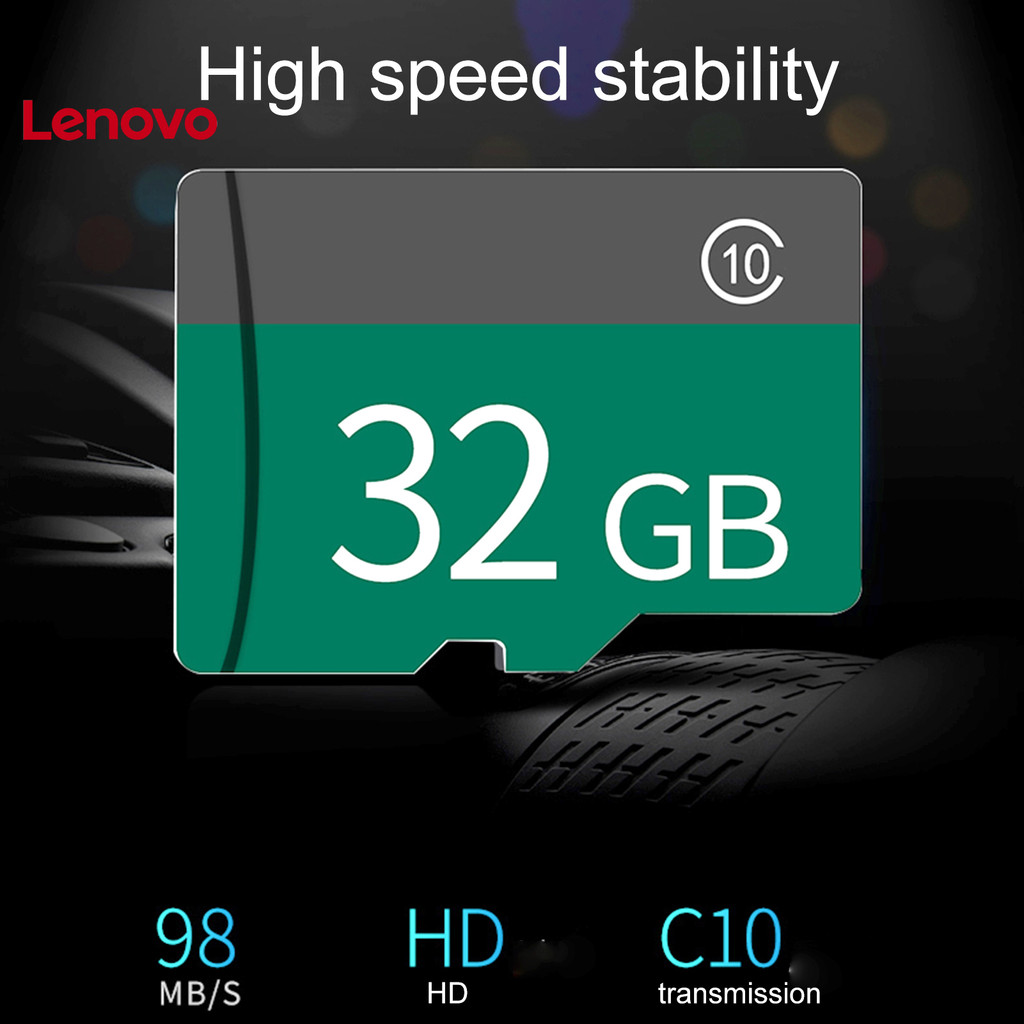 Thẻ nhớ Lenovo 8G / 16G / 32G / 64G / 128G TF Di động C10 Thẻ nhớ lưu trữ ABS tốc độ cao cho điện thoại di động
