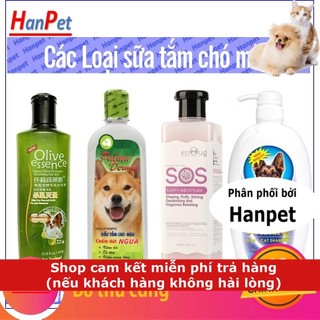  Sữa Tắm cho chó mèo  4 loại Palma Olive Fay- Tẩy ố Go White  có thể dùng làm dầu gội đầu chó 