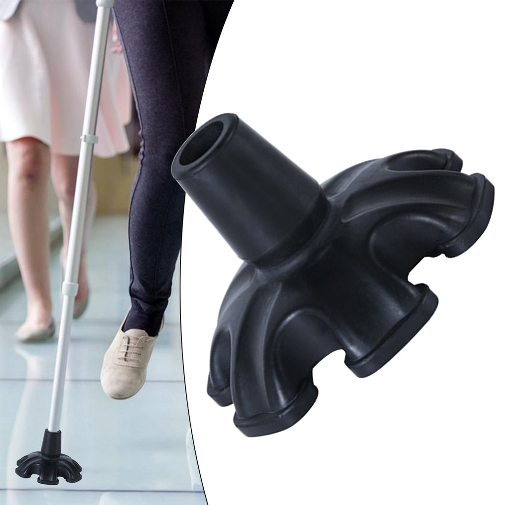 1pc 19MM Đi Bộ Gậy Cuối Chân Máy Mía Đầu Cao Su Tự Đứng Không SLIP Cuối Đáy Theo Dõi Ngoài Trời Đi B