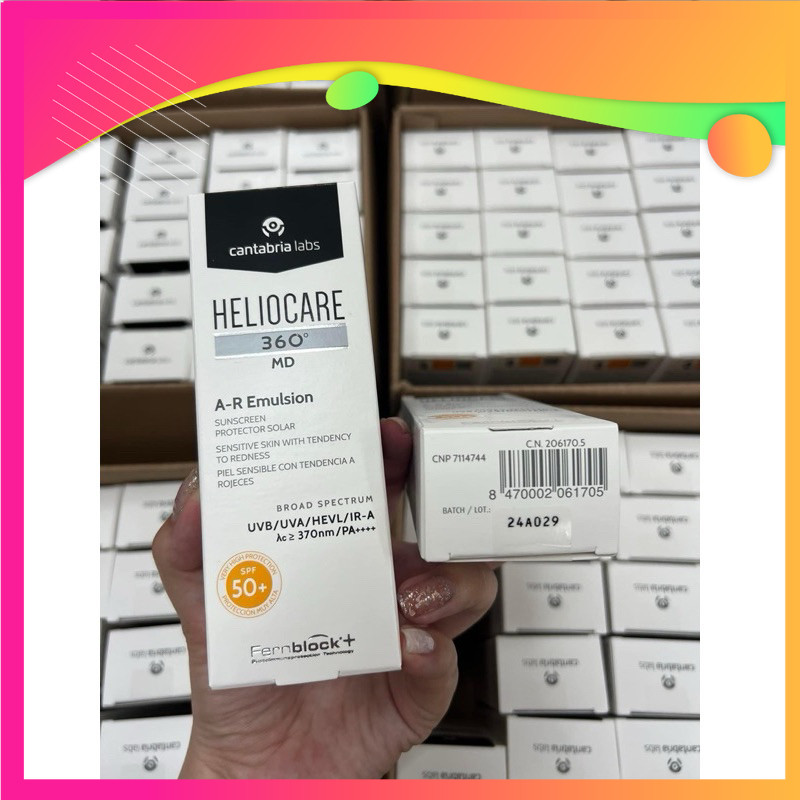 (Dùng thử 1/5 chai/hũ/tuýp) Kem chống nắng HELIOCARE 360 MD A-R Emulsion