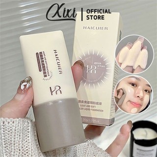 Kem nền che khuyết điểm lấy nét mềm HAICUIER, Ánh sáng tinh tế chống thấm nước lâu trôi gần da Kem nền kiểm soát dầu làm mới tự nhiên